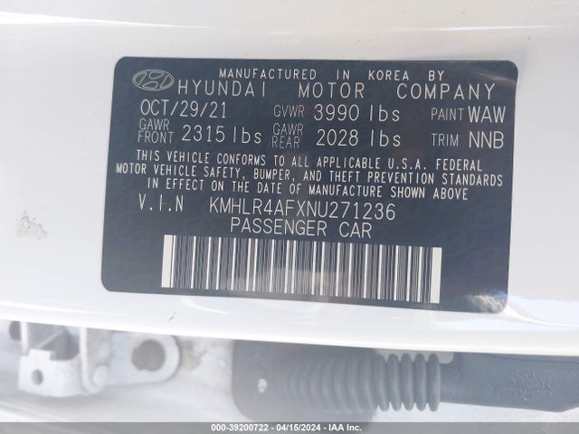 Hyundai Elantra N Line 2022 KMHLR4AFXNU271236 Image 9