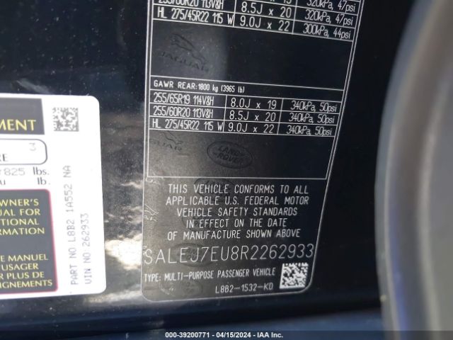 SALEJ7EU8R2262933 Land Rover Defender 110 P400 S