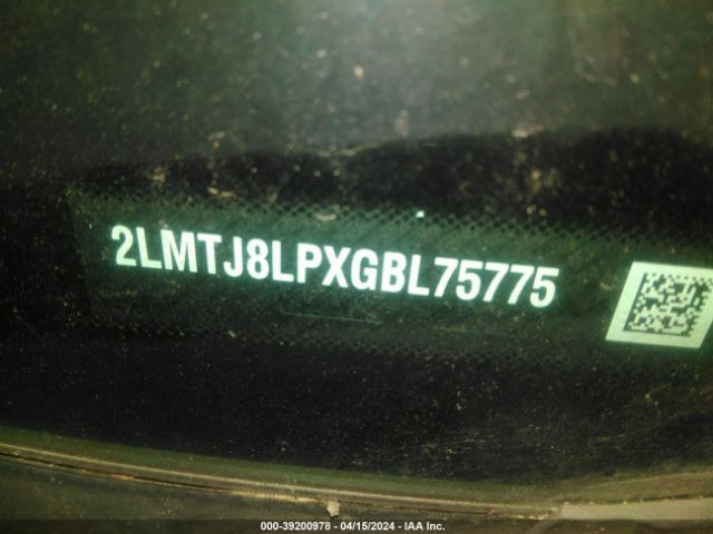 2LMTJ8LPXGBL75775 Lincoln Mkx Reserve