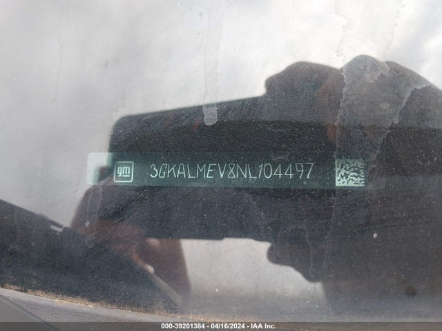 3GKALMEV8NL104497 GMC Terrain Fwd Sle