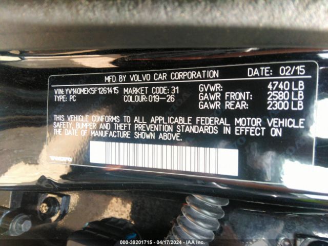 YV140MEK5F1261415 Volvo V60 T5 Premier