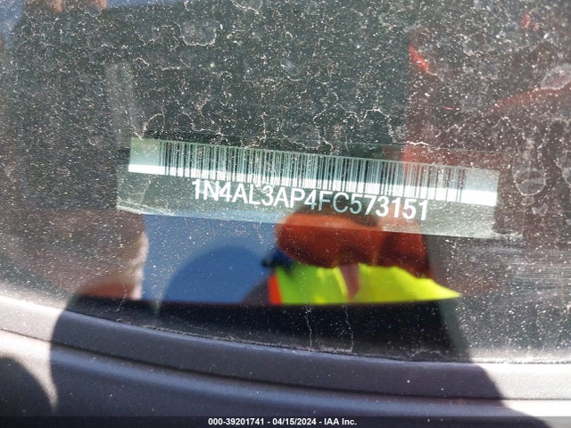 Nissan Altima 2.5 S 2015 1N4AL3AP4FC573151 Image 9
