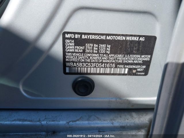 WBA5B3C53FD541616 BMW 535i Xdrive