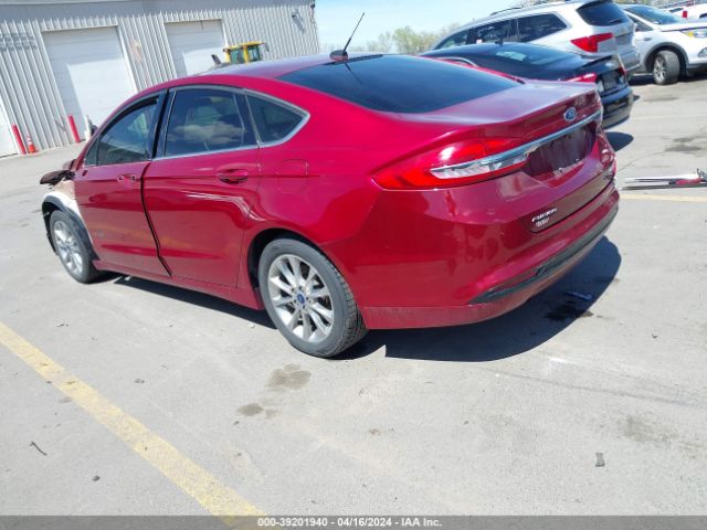 3FA6P0LU8HR231153 Ford Fusion Hybrid Se
