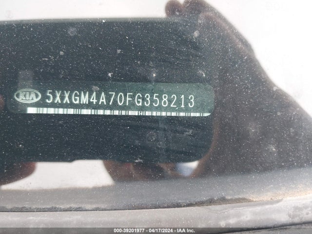 KIA Optima Lx 2015 5XXGM4A70FG358213 Image 9