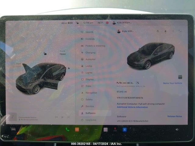Tesla Model 3 Long Range/mid Range/standard Range/standard Range Plus 2019 5YJ3E1EAXKF361679 Image 7