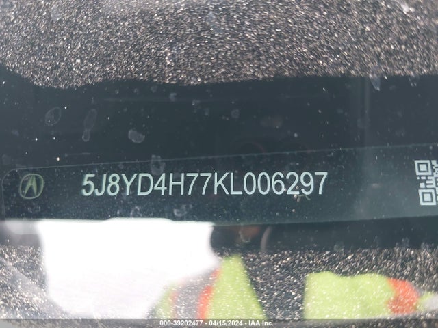 Acura Mdx Tech   Entertainment Pkgs 2019 5J8YD4H77KL006297 Image 9