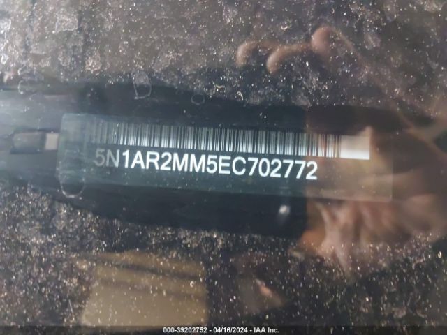 5N1AR2MM5EC702772 Nissan Pathfinder Platinum/s/sl/sv