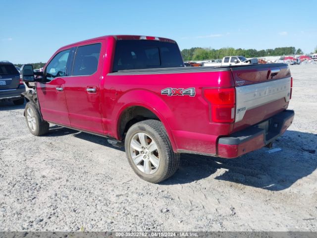 1FTEW1EG7JFA44608 Ford F-150 Platinum