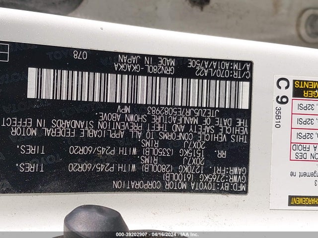 Toyota 4runner Limited 2014 JTEZU5JR7E5082983 Image 9