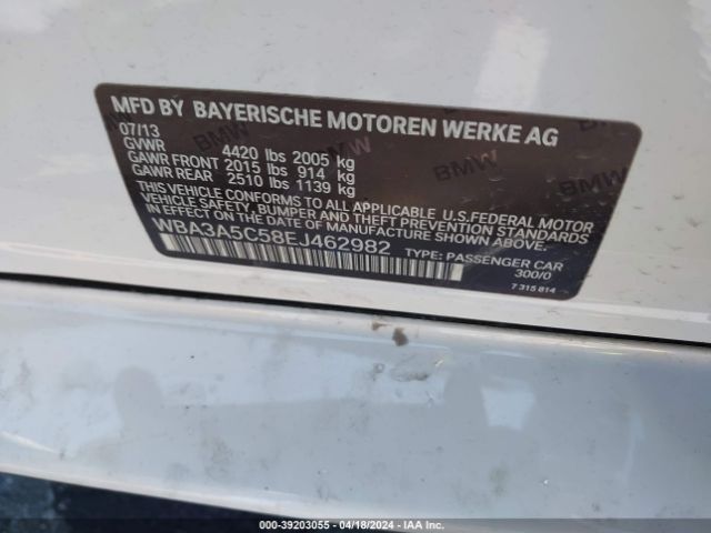 WBA3A5C58EJ462982 BMW 328I