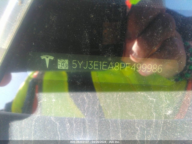 Tesla Model 3 Rear-wheel Drive 2023 5YJ3E1EA8PF499986 Image 9