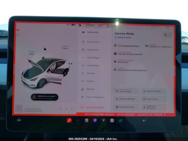 5YJYGDEE4MF268261 Tesla Model Y Long Range Dual Motor All-wheel Drive
