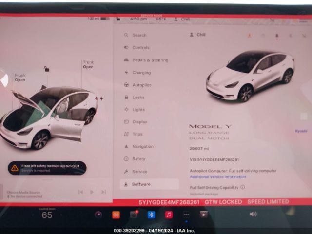 5YJYGDEE4MF268261 Tesla Model Y Long Range Dual Motor All-wheel Drive