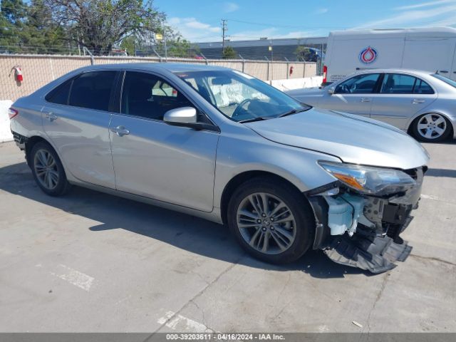 Auction sale of the 2017 Toyota Camry Se, vin: 4T1BF1FK6HU287527, lot number: 39203611