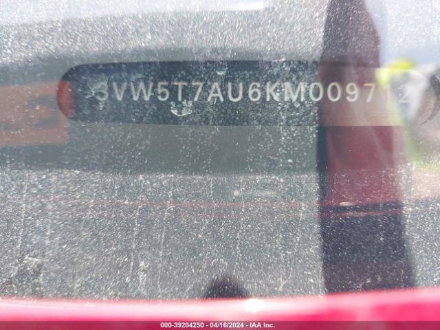 3VW5T7AU6KM009712 Volkswagen Golf Gti 2.0t Autobahn/2.0t Rabbit Edition/2.0t S/2.0t Se