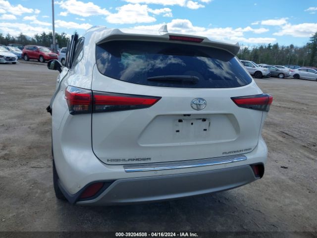 5TDFZRBH4MS097620 Toyota Highlander Platinum