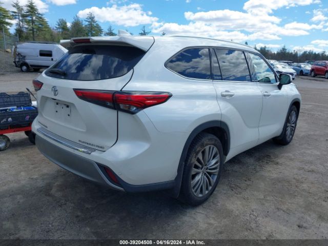 5TDFZRBH4MS097620 Toyota Highlander Platinum