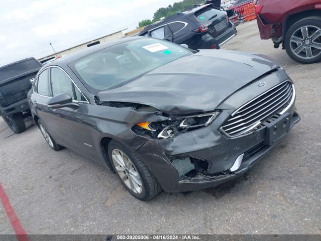 3FA6P0MU7KR110443 Ford Fusion Hybrid Sel