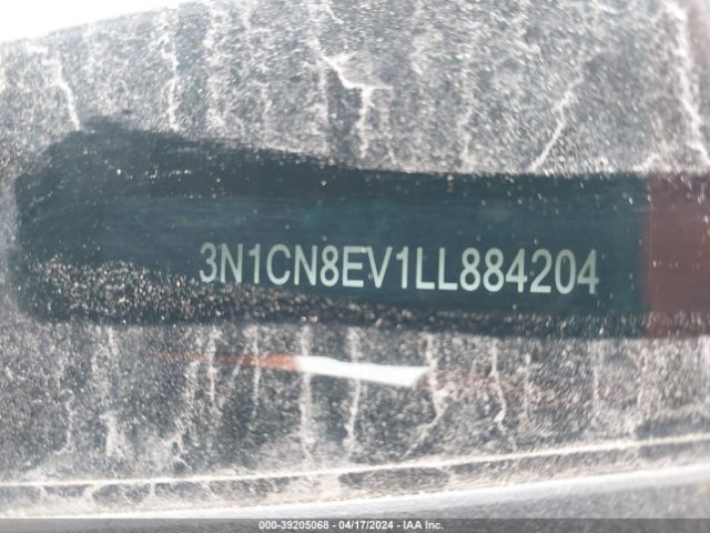 3N1CN8EV1LL884204 Nissan Versa Sv Xtronic Cvt