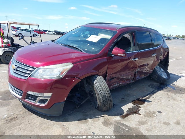 Chevrolet Traverse 1lt 2015 1GNKRGKD5FJ375836 Image 2