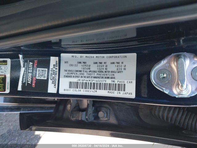 Mazda Mazda3 2.5 S Select 2023 JM1BPAKM3P1602079 Image 9