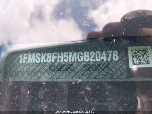 Ford Explorer Limited 2021 1FMSK8FH5MGB20478 Image 9