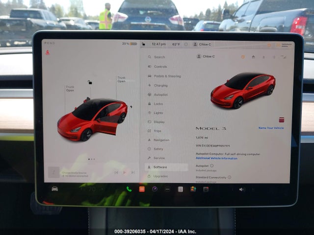 Tesla Model 3 Rear-wheel Drive 2023 5YJ3E1EA9PF657171 Image 18