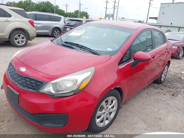 KIA RIO LX 2014 KNADM4A37E6356193 Image 2