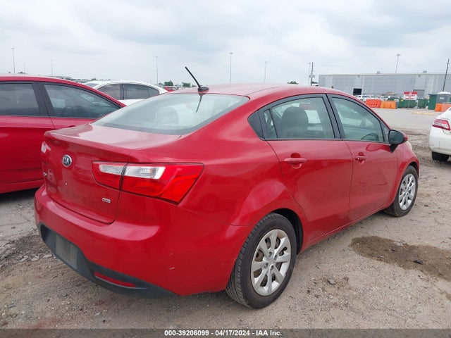 KIA RIO LX 2014 KNADM4A37E6356193 Image 4