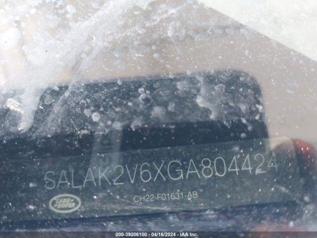 SALAK2V6XGA804424 Land Rover LR4