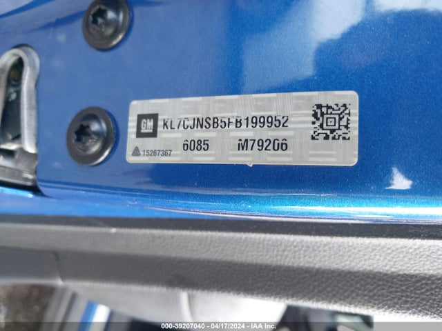Chevrolet TRAX LTZ 2015 KL7CJNSB5FB199952 Image 9