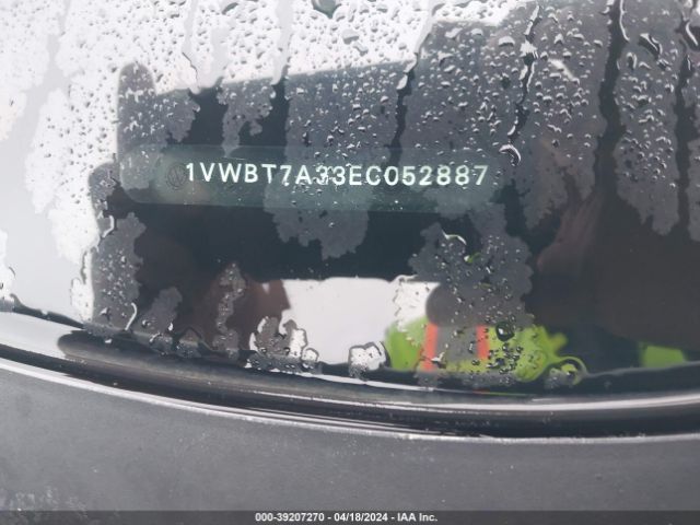 1VWBT7A33EC052887 Volkswagen Passat 1.8t Se