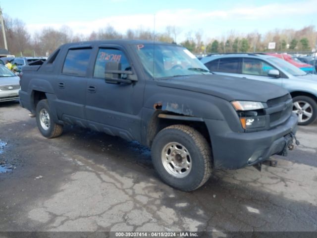 Auction sale of the 2004 Chevrolet Avalanche 2500, vin: 3GNGK22G24G159206, lot number: 39207414