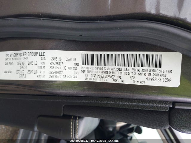 Jeep Cherokee Latitude 2014 1C4PJMCB5EW220027 Image 9