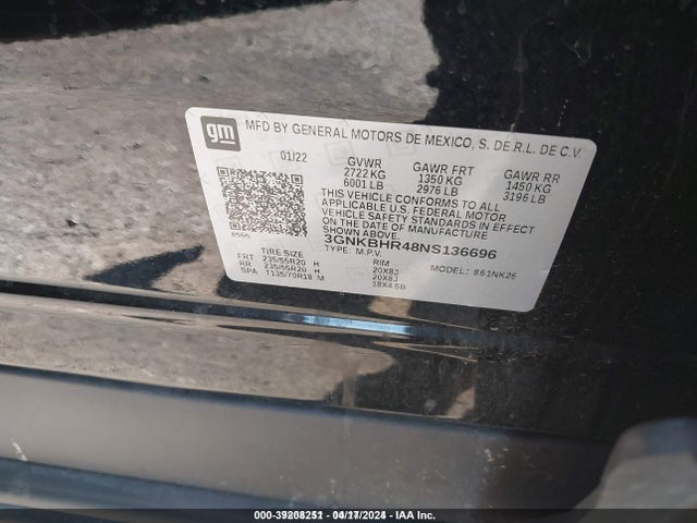Chevrolet Blazer Awd 2lt 2022 3GNKBHR48NS136696 Image 9