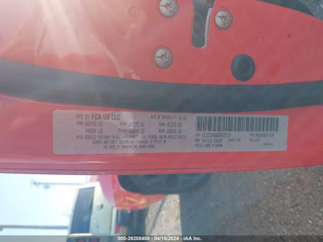 2C3CDZAG6GH322119 Dodge Challenger Sxt Plus