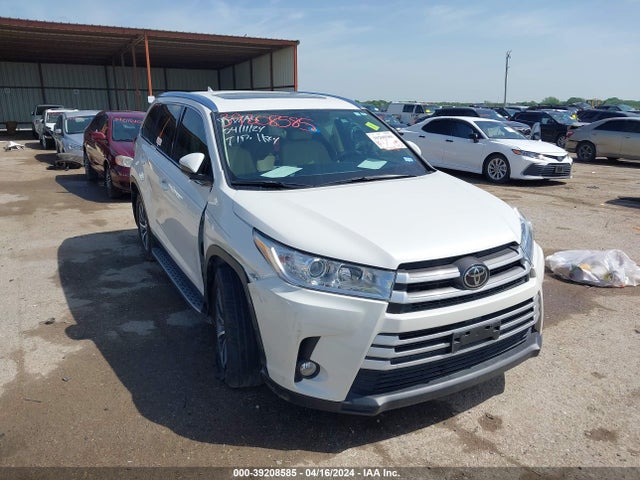 Toyota Highlander Xle 2019 5TDKZRFH0KS554266 главное изображение