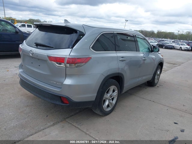 Toyota Highlander Limited V6 2015 5TDDKRFH0FS196654 Image 4