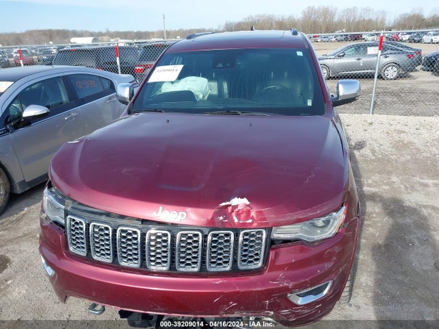 1C4RJFCT7HC707829 Jeep Grand Cherokee Overland 4x4