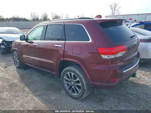 1C4RJFCT7HC707829 Jeep Grand Cherokee Overland 4x4