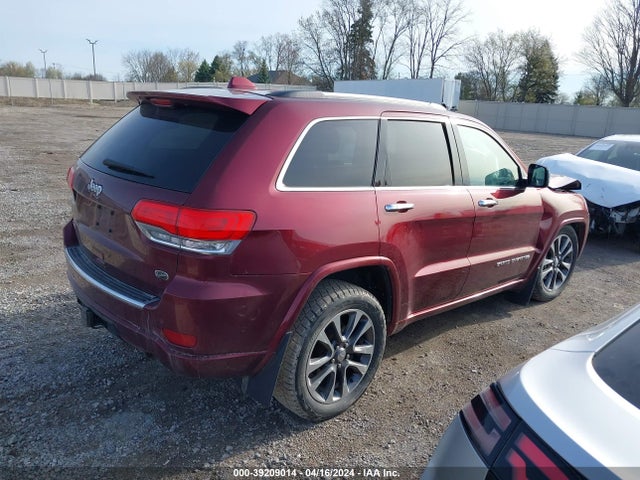 1C4RJFCT7HC707829 Jeep Grand Cherokee Overland 4x4