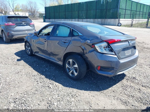 Honda Civic Lx 2019 2HGFC2F64KH507380 Image 3