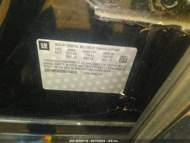 2G61M5S32H9164318 Cadillac XTS LUXURY