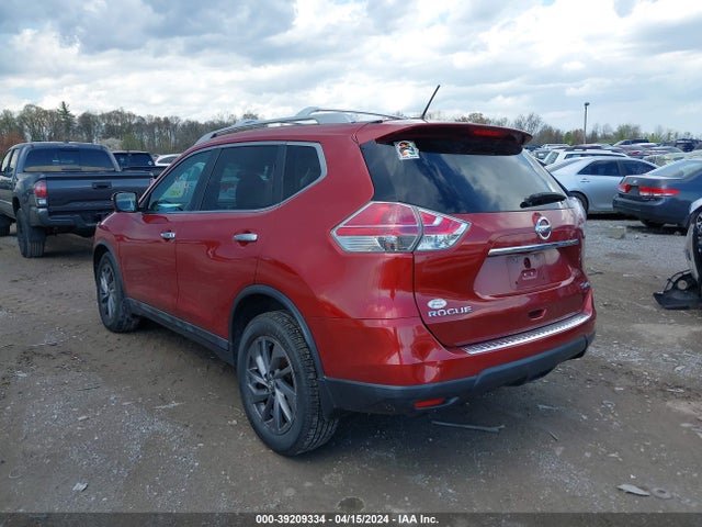 Nissan Rogue Sl 2016 5N1AT2MV6GC825512 Image 3
