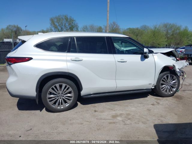 5TDEBRCH4NS101522 Toyota Highlander Hybrid Platinum