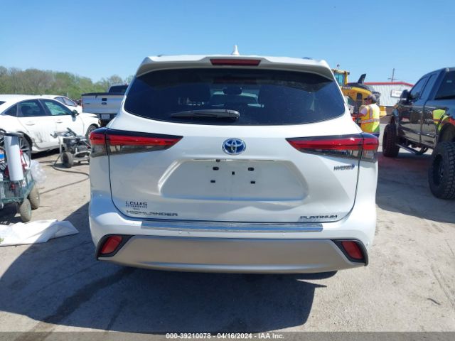 5TDEBRCH4NS101522 Toyota Highlander Hybrid Platinum