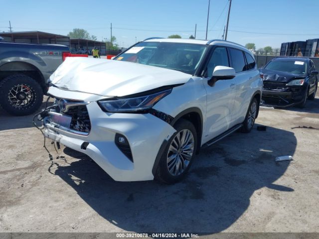 5TDEBRCH4NS101522 Toyota Highlander Hybrid Platinum