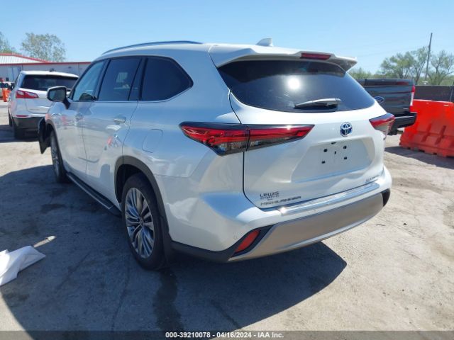 5TDEBRCH4NS101522 Toyota Highlander Hybrid Platinum