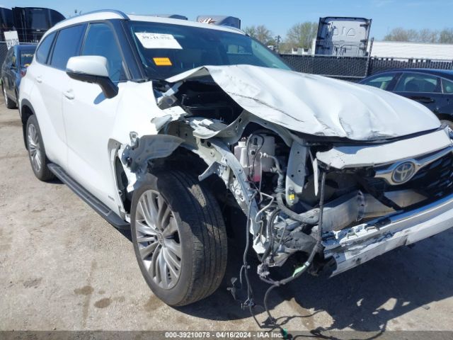 5TDEBRCH4NS101522 Toyota Highlander Hybrid Platinum